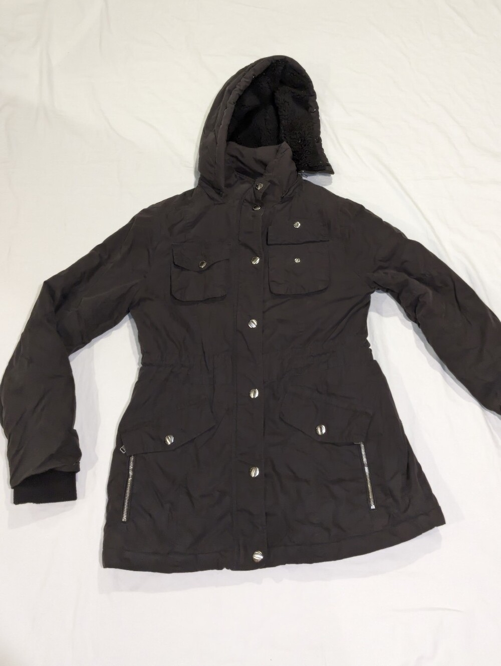 BCBGeneration Hooded Jacket. Gray